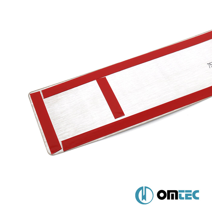 Karbon Folyolu Arka Tampon Eşiği P.Çelik (Desen 2) - Volkswagen T7 Multivan - VAN T7  - (2022-)