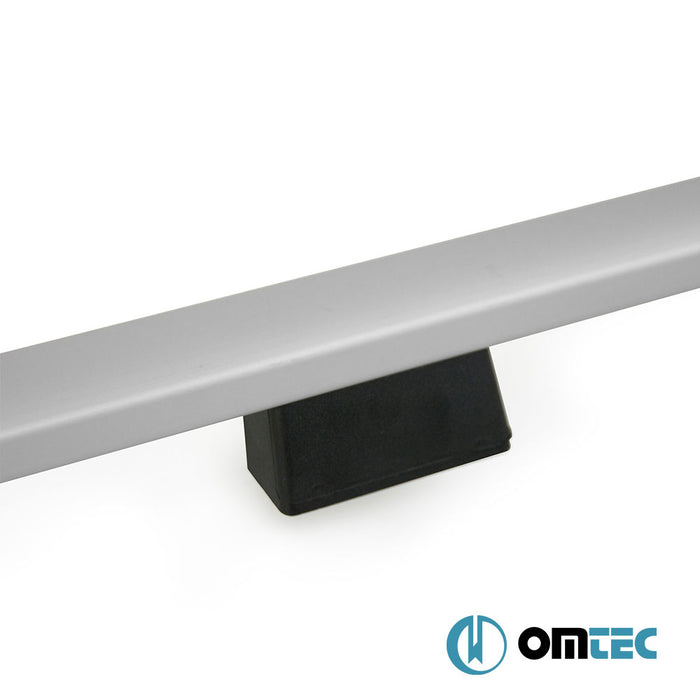 Roof Rails (Solid-Screwing Installation) Silver 2 pcs. Alu.(L1) - Volkswagen T7 Multivan - VAN T7  - (2022-)