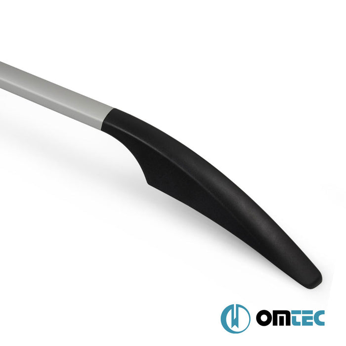 Roof Rails (Solid-Screwing Installation) Silver 2 pcs. Alu. - Volkswagen Id.Buzz - MVN I  - (2022-)