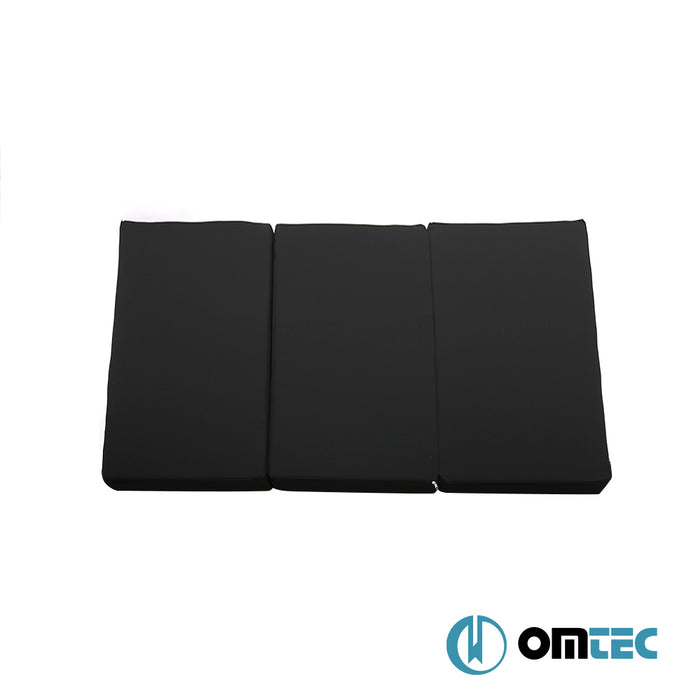 Foldable Rear Mattress (Black) 1 Pcs. (8 cm Foam/24 Density) - Volkswagen Id.Buzz - MVN I  - (2022-)