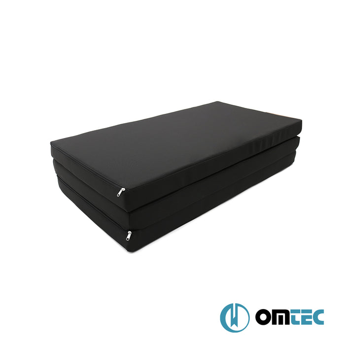 Foldable Rear Mattress (Black) 1 Pcs. (6 cm Foam/18 Density) - Volkswagen Id.Buzz - MVN I  - (2022-)