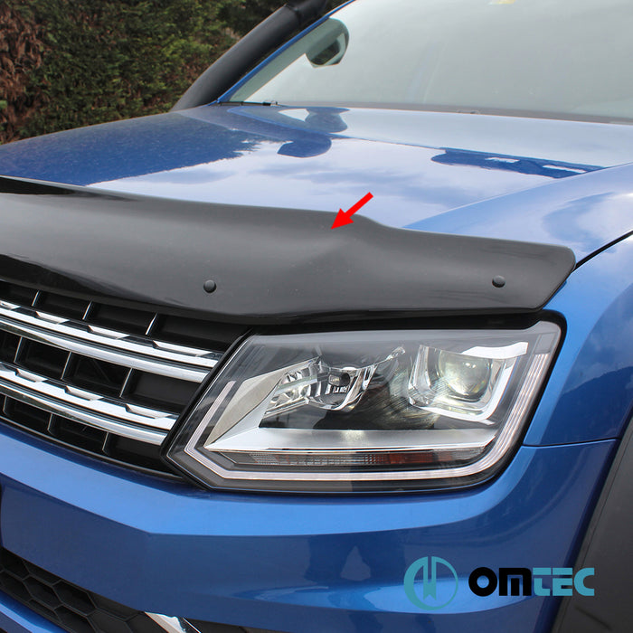 Kaput Rüzgarlığı (Siyah) ABS - Volkswagen Amarok - PK II  - (2022-)