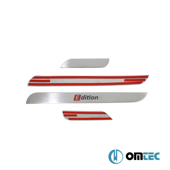 Seuil de porte - Edition : Baguettes chromées en inox- 4 pièces - Volvo Xc60 - SUV II  - (2017-)