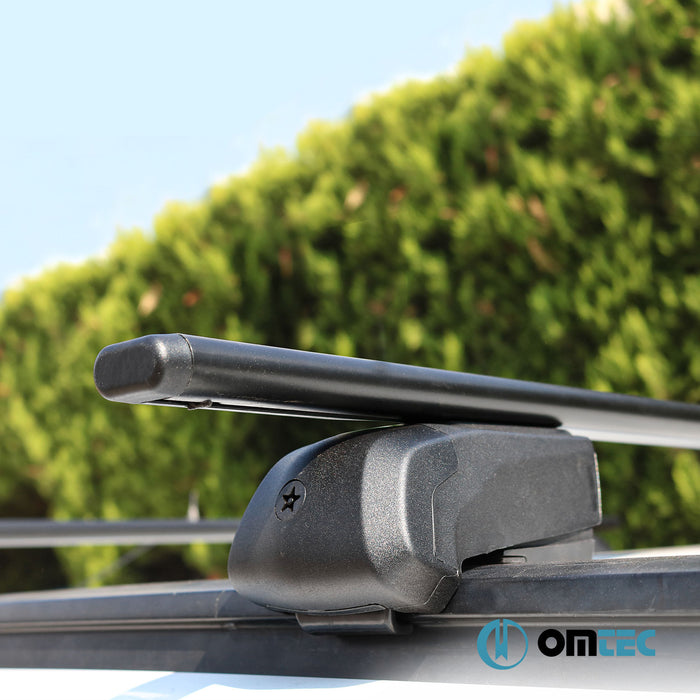 Barres De Toit Transversales (Solidbar-Beta V2 LITE) Noir 2 Pcs. Steel - Dacia Duster - SUV P1310  - (2024-)