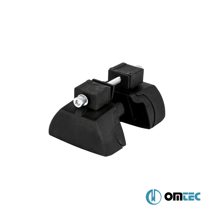 Roof Bar (Solidbar-BLT V1) Black 2 Pcs. Steel - Opel Frontera - SUV II  - (1998-2004)