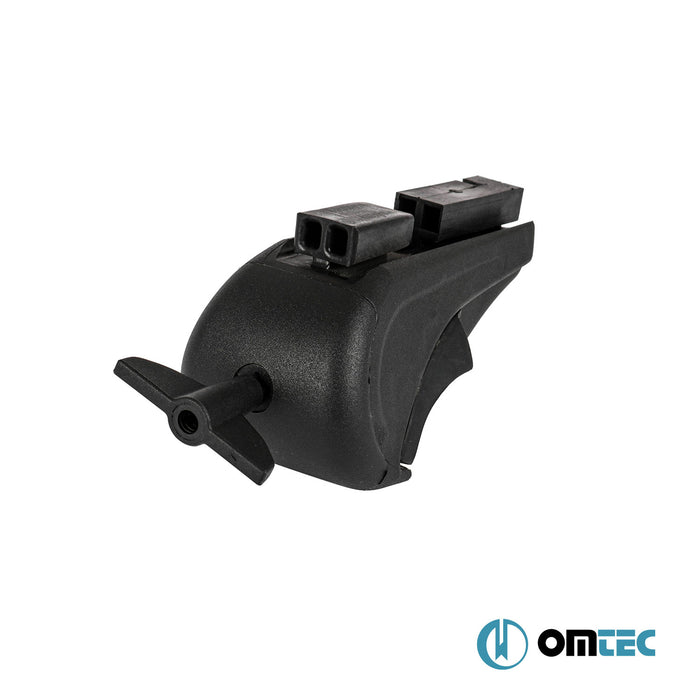 Roof Bar (Solidbar-Alpha V1 LITE) Black 2 Pcs. Steel - Ford Transit Courier - MVN V769  - (2023-)