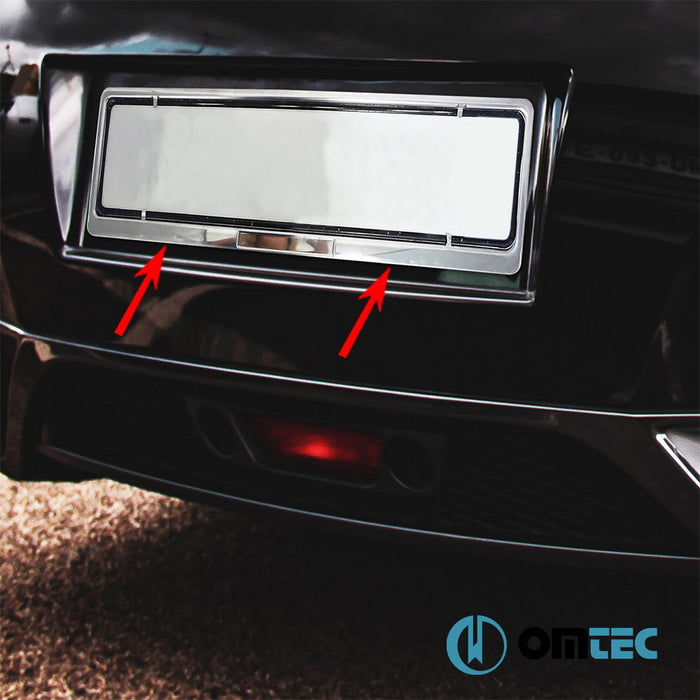 Licence Plate Frame 2 Pc. (S.Steel-Eu Version) - Universal Universal - _ _  - (UNIVERSAL)