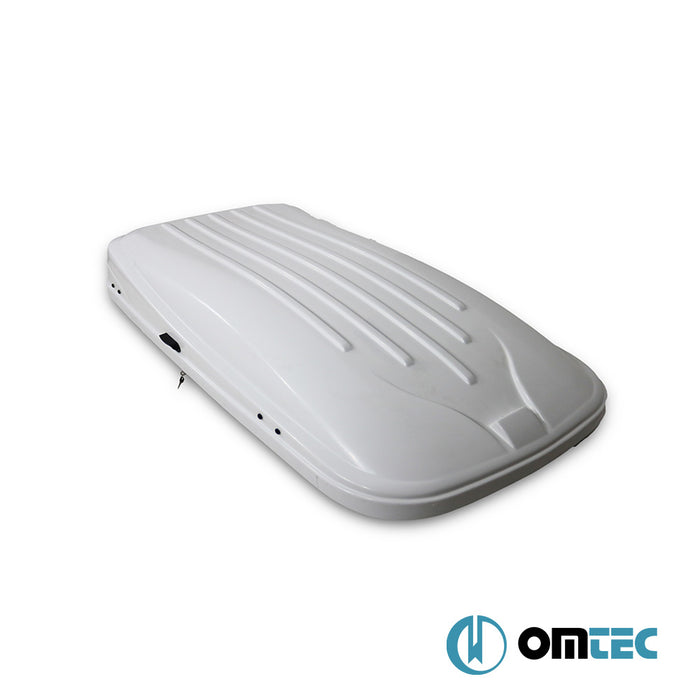 Roof Box (Gloss-White-350 LT-Right Side Opening) - Universal