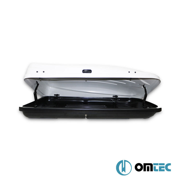 Roof Box (Gloss-White-350 LT-Right Side Opening) - Universal