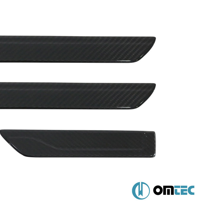 Norm Door Sill Cover 4 Pcs. (Carbon-Short) - Hyundai İ20 - HB 5D BC3/BI3 - (2020 - )