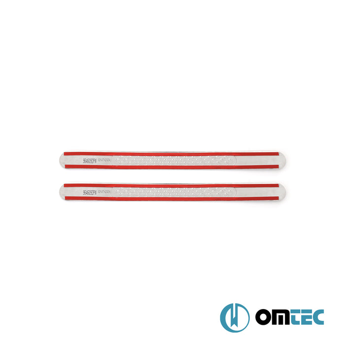 Seuil de porte - Pointsill : Baguettes chromées en inox (Brillant) - 2 pièces - Ford Kuga - SUV III  - (2020-)