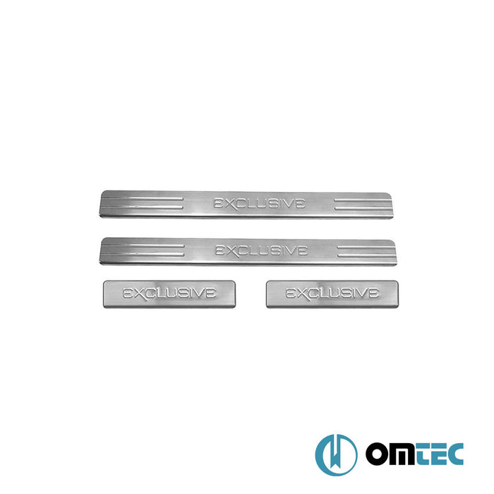 Seuil de porte - Edition : Baguettes chromées en inox (Brillant) - 4 pièces - Dfsk Fengon 500 - SUV I  - (2020-)