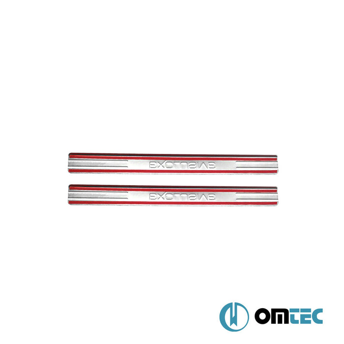 Exclusive Door Sill Cover 2 Pcs. S.Steel (Gloss)  - Dfsk Fengon 500 - SUV I  - (2020-)