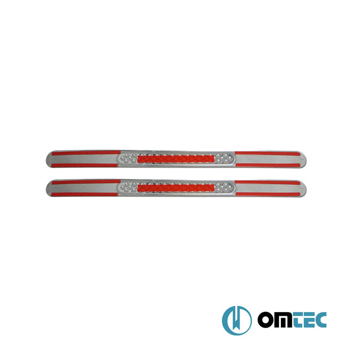 Seuil de porte - Pointsill : Baguettes chromées en inox (Brillant) - 2 pièces - Dfsk Fengon 500 - SUV I  - (2020-)