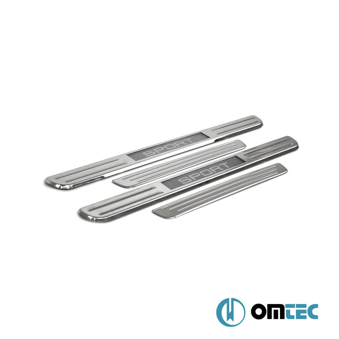 Door Sill (Illuminated-Sport-45cm) 4 Pcs. S.Steel - Volkswagen Passat - SD 3G(B8)  - (2015-2019)