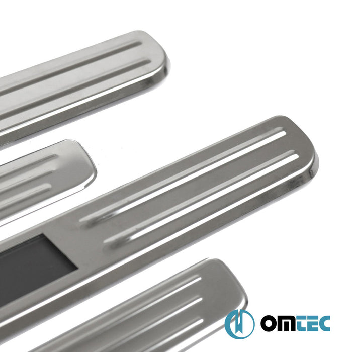 Door Sill (Illuminated-Sport-45cm) 4 Pcs. S.Steel - Volkswagen Passat - SD 3G(B8)  - (2015-2019)