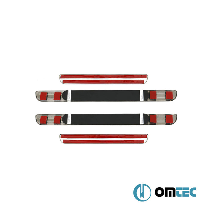 Door Sill (Illuminated-Sport-45cm) 4 Pcs. S.Steel - Volkswagen Passat - SD 3G(B8)  - (2015-2019)