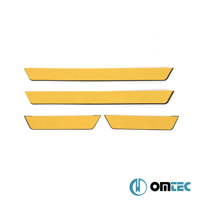 Seuil de porte - Exclusive-Flexill : Baguettes chromées en inox et ABS - 4 pièces - Ford Edge - SUV CDX706  - (2023-)