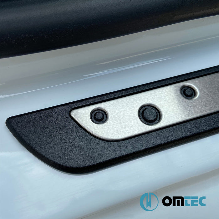 Dotsill Door Sill 2 Pcs. S.Steel+Abs - Fiat Bravo - HB 5D 198  - (2008-2015)