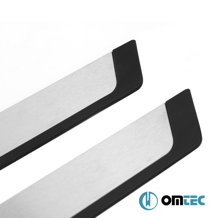 Seuil de porte - Exclusive-Flexill : Baguettes chromées en inox et ABS - 2 pièces - Ford Edge - SUV CDX706  - (2023-)