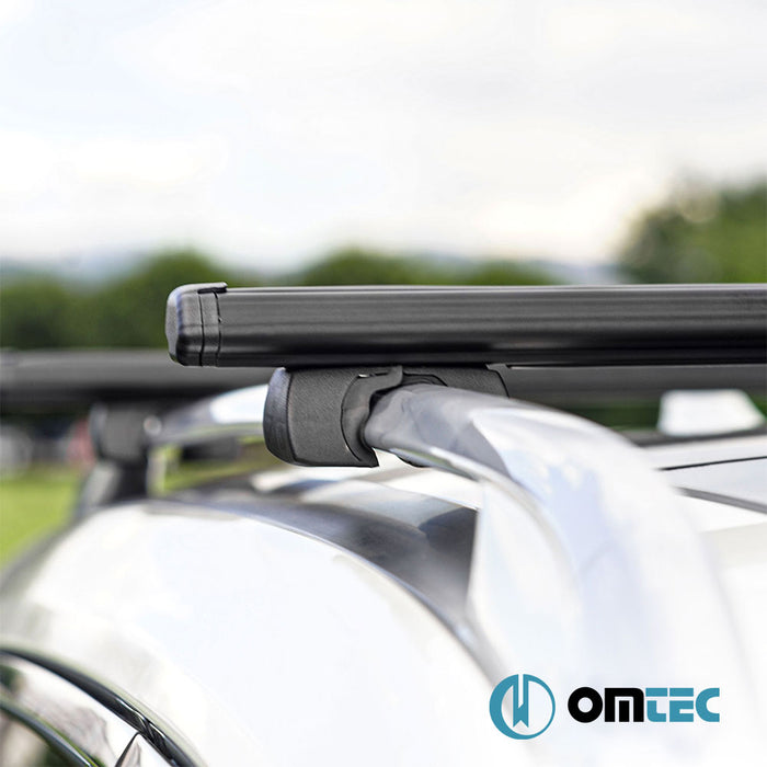 Roof Bar (Boldbar-BLT V1) Black 2 Pcs. Alu. - Opel Zafira - MPV I  - (1999-2005)