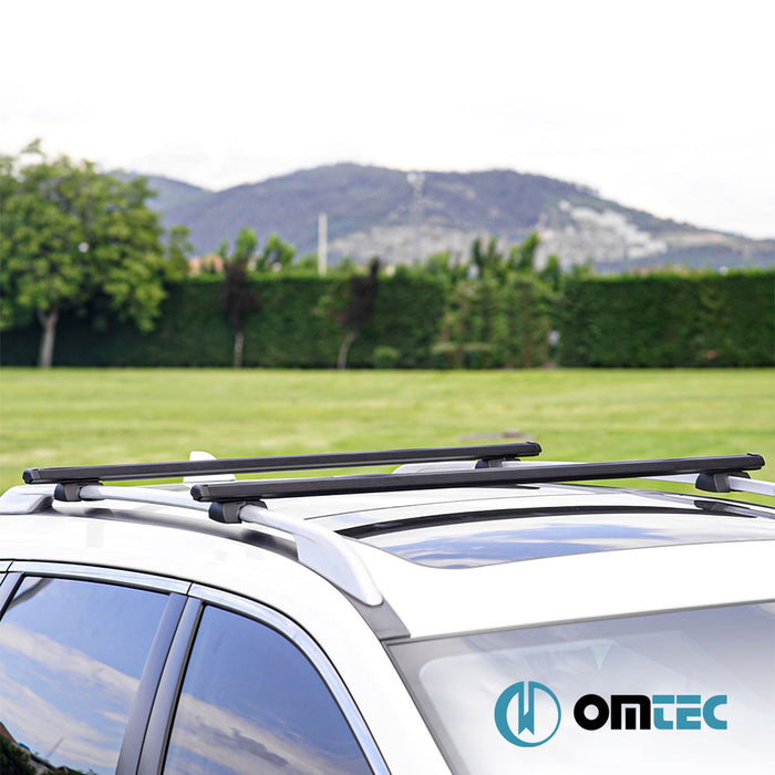 Roof Bar (Boldbar-BLT V1) Black 2 Pcs. Alu. - Opel Zafira - MPV I  - (1999-2005)