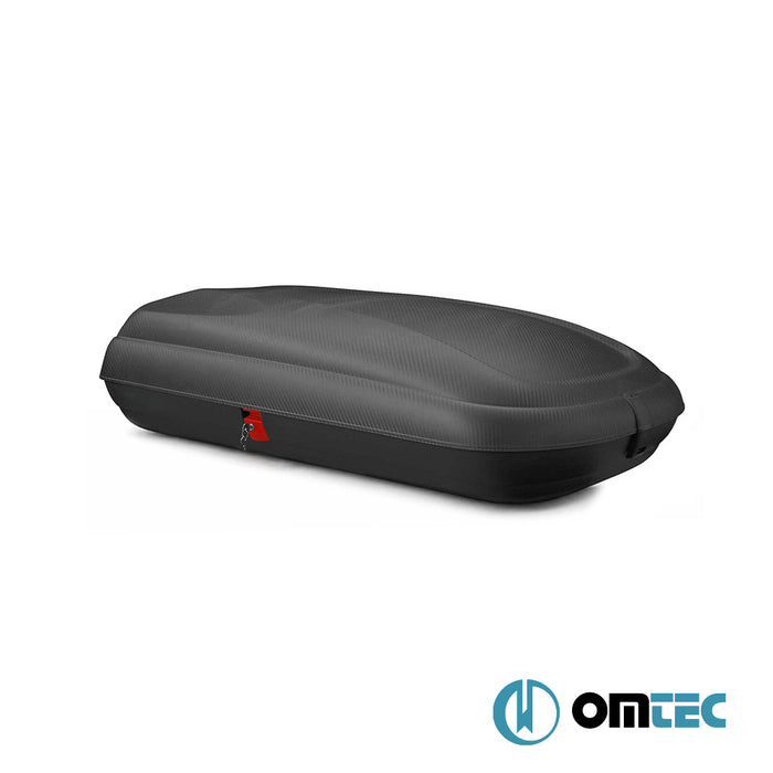 Omtec Portbagaj Araç Üstü Tavan Bagajı - 400 Lt. - Siyah - Universal