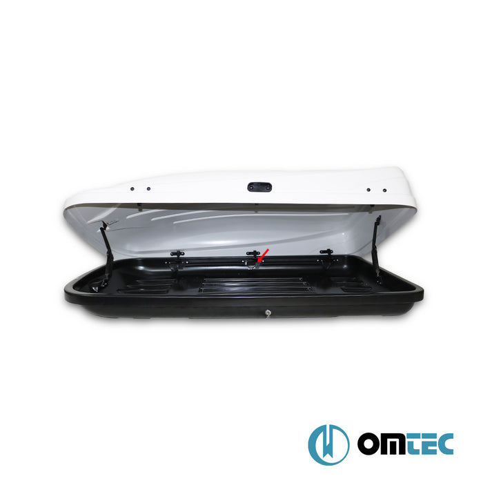 Roof Box (Gloss-White-350 LT-Double Side Opening) - Universal