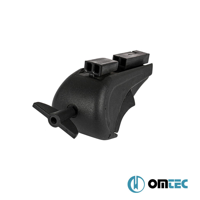 Roof Bar (Boldbar-Alpha V1-LITE) Black 2 Pcs. Alu. - Opel Frontera - SUV II  - (1998-2004)