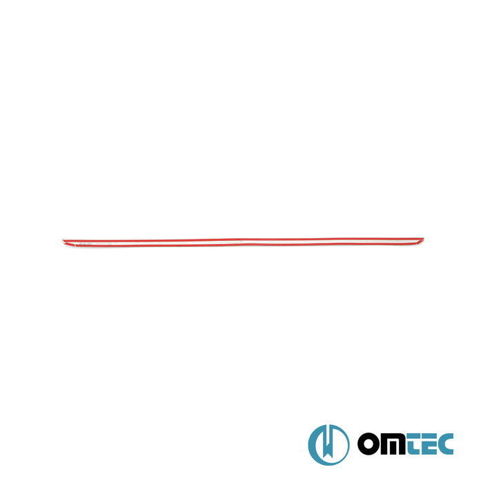 Coffre - Baguette chromée en inox - Skoda Octavia - SW 5E  - (2013-2019)