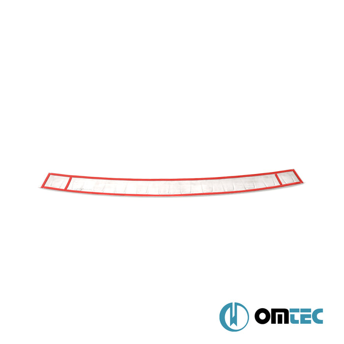 Pare chocs arrière - Seuil chromé en inox ( effet brossé ) - Skoda Superb - SW 3V  - (2015-)