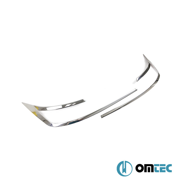 Pare chocs arrière - Baguette chromée en inox - 2 Pcs - Skoda Kodiaq - SUV I  - (2017-2024)