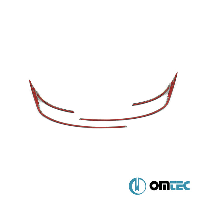 Pare chocs arrière - Baguette chromée en inox - 2 Pcs - Skoda Kodiaq - SUV I  - (2017-2024)