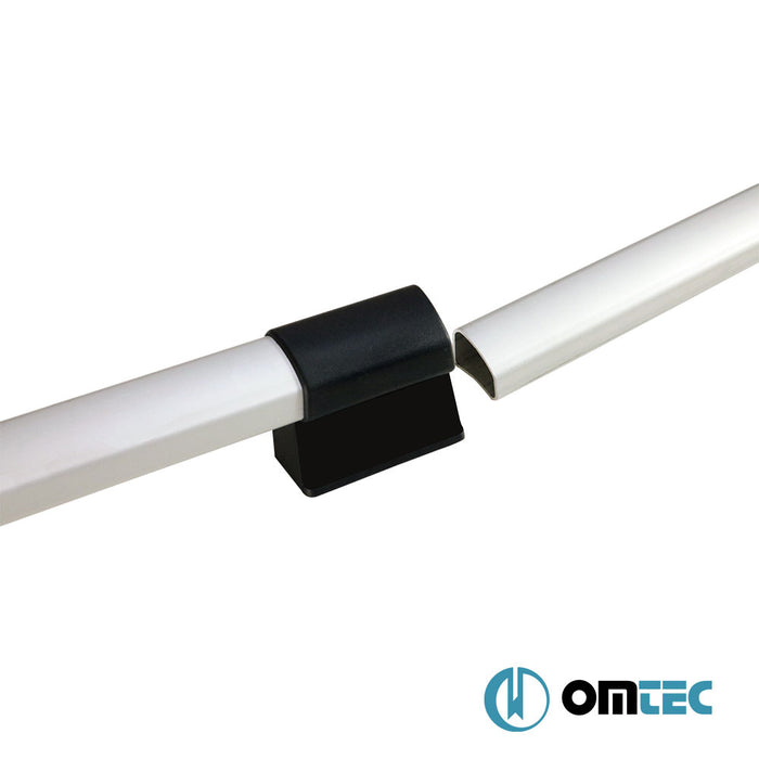 Roof Rails (Solid-Divided Vers.-Screwing Installation) Silver 4 pcs. Alu. (L1-H1) - Fiat Ducato - VAN X250  - (2006-)