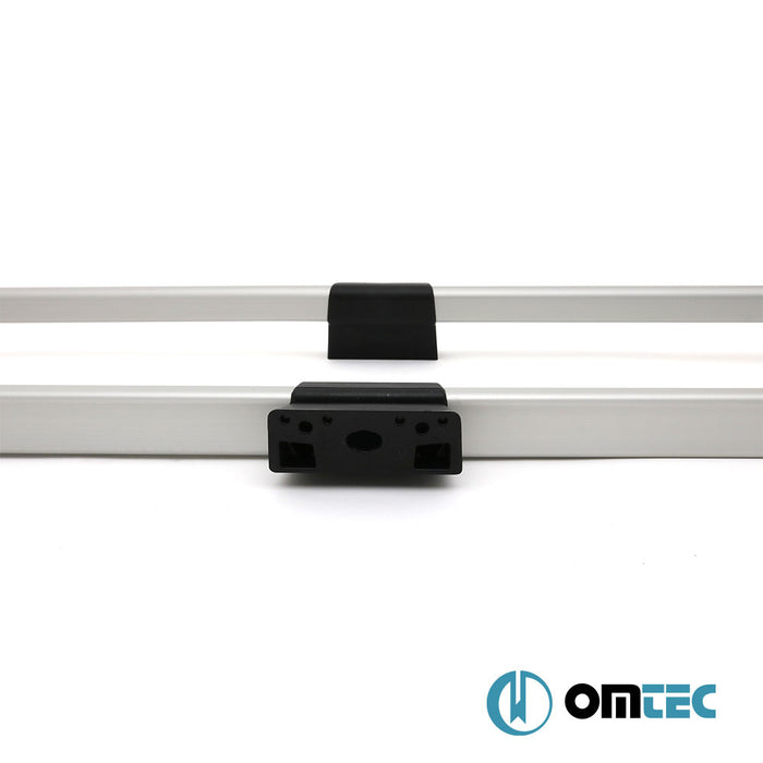 Barres de Toit Longitudinales (Solid-Vers. Démontable-Fixation en Vissage) Gris 4 pcs. Alu. (L2) - Renault Kangoo Maxi - MVN XFK  - (2021-)