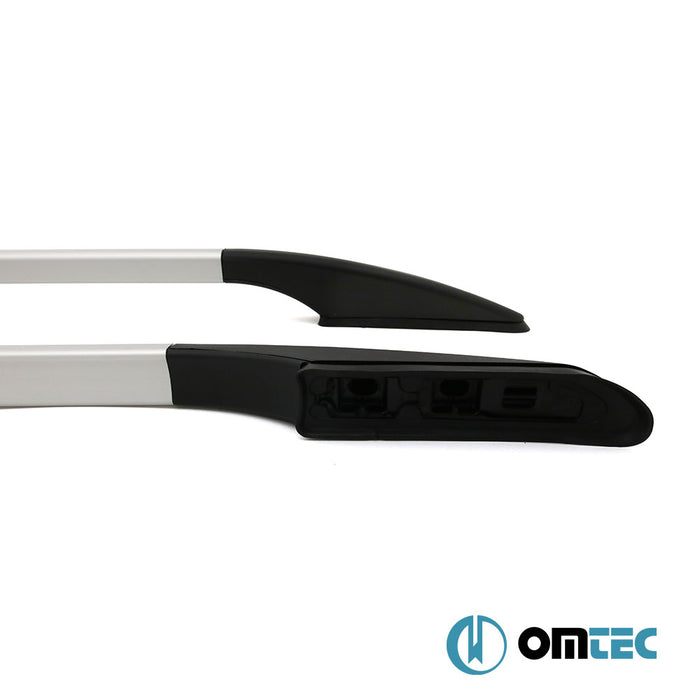 Barres de Toit Longitudinales (Solid-Vers. Démontable-Fixation en Vissage) Gris 6 pcs. Alu. (L2) - Ford Transit Connect - MVN SB  - (2021-)