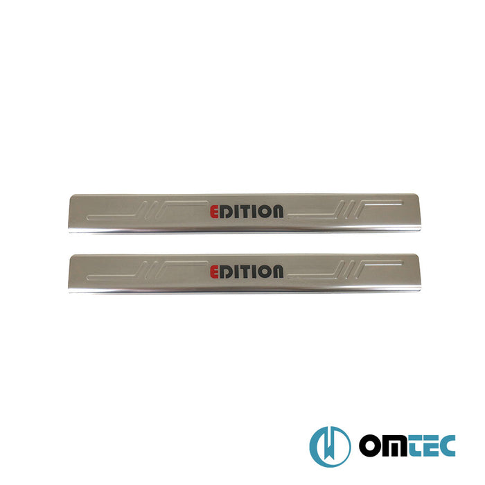 Digital Printed Edition Door Sill Cover 2 Pcs. Steel - Citroën Nemo - MVN 225L - (2008 - 2016)