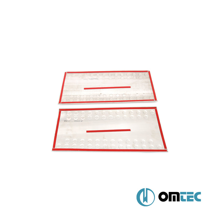 UV Baskılı Premium Kapı Eşiği 2 Prç. P.Çelik - Mercedes-Benz Sprinter - VAN W901/W903  - (1995-2006)