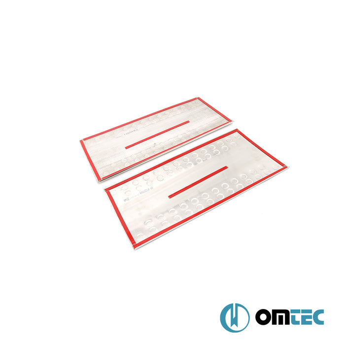 UV Baskılı Premium Kapı Eşiği 2 Prç. P.Çelik - Mercedes-Benz Sprinter - VAN W901/W903  - (1995-2006)