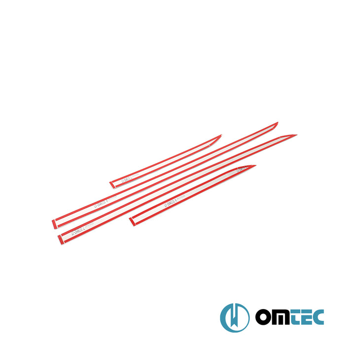 Side Door Streamer 4 Pcs. S.Steel (Gloss)  - Ford Kuga - SUV III  - (2020-)