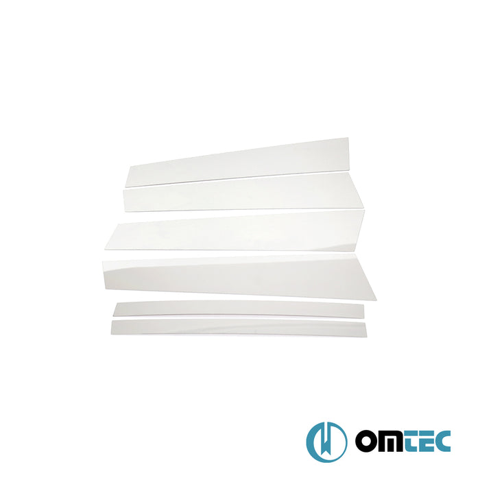 B-Pillar Cover 6 Pcs. S. Steel - Mercedes-Benz Glc Coupe - SUV C253  - (2015-2022)