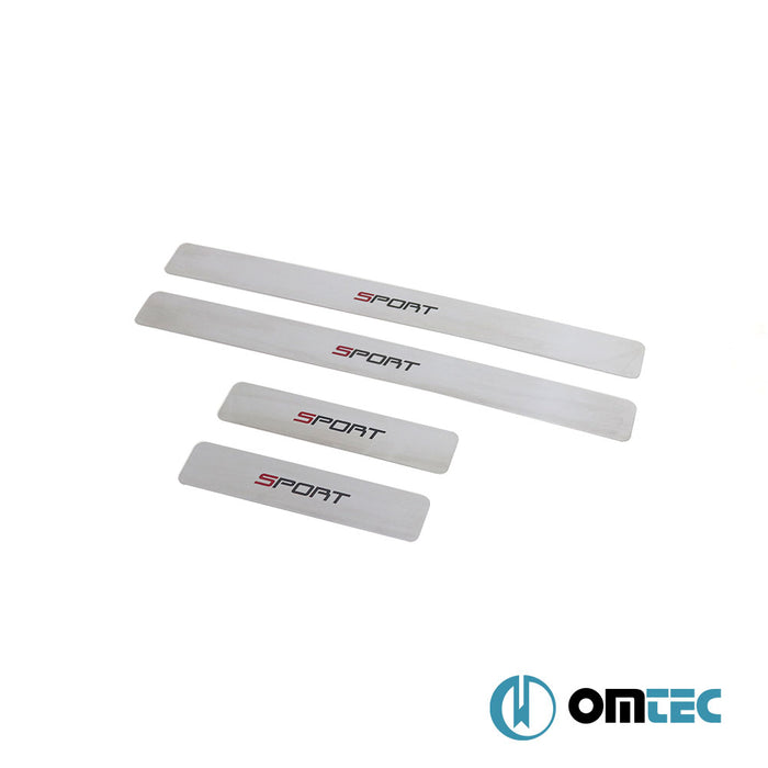 Sport Door Sill Cover 4 Pcs. S.Steel (Gloss) - Skoda Scala - HB 5D I - (2019 - )