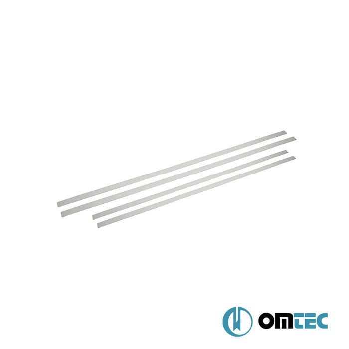 Porte latérale - Baguettes chromées en inox - 4 pièces - Toyota Tacoma - PK N220  - (2005-2015)