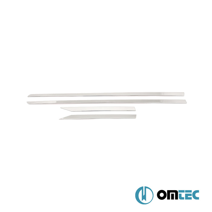 Porte latérale - Baguettes chromées en inox - 4 pièces - Lexus Ct - HB 5D ZWA10  - (2011-)