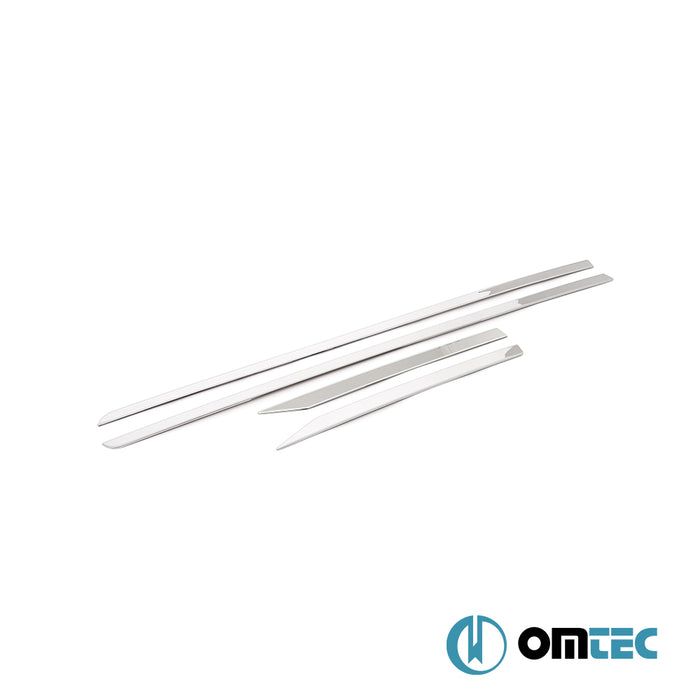 Porte latérale - Baguettes chromées en inox - 4 pièces - Lexus Ct - HB 5D ZWA10  - (2011-)