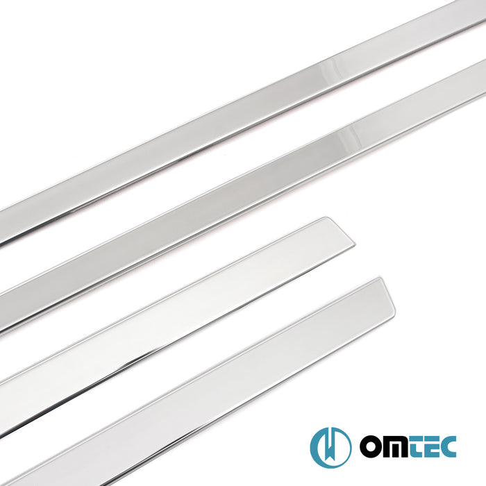 Porte latérale - Baguettes chromées en inox - 4 pièces - Lexus Ct - HB 5D ZWA10  - (2011-)