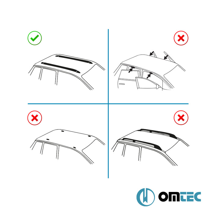 Barres De Toit Transversales (Boldbar-Beta V2 LITE) Noir 2 Pcs. Alu. - Peugeot 2008 - SUV P24 - (2020 - )