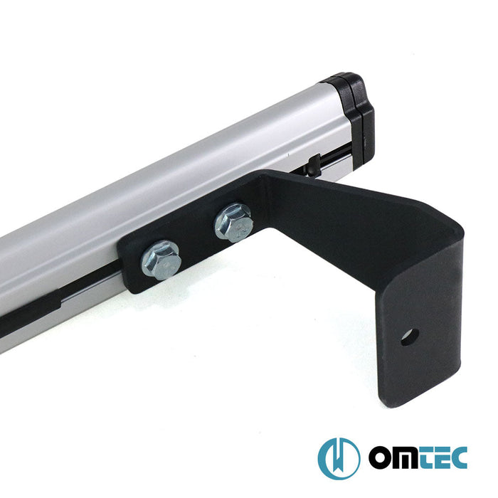 Heavy Duty Boldbar Ara Atkı 2 Prç. (Gri) Alu. L2 - Chevrolet City Express - MVN I- (2015 -)
