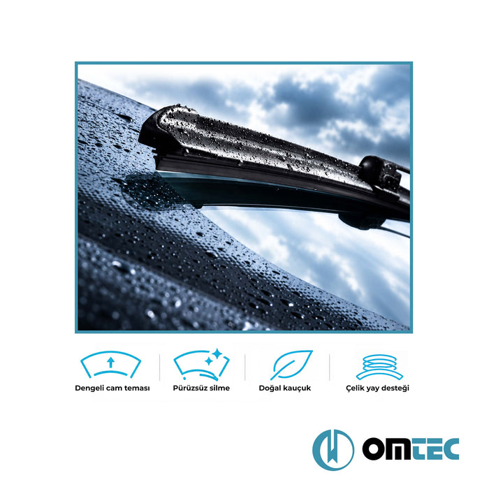 Kia Picanto - HB 5D SA - (2004 - 2011) - Ön Arka Silecek Takımı 3'lü Muz Tipi - 55 cm + 40 cm / 30 cm