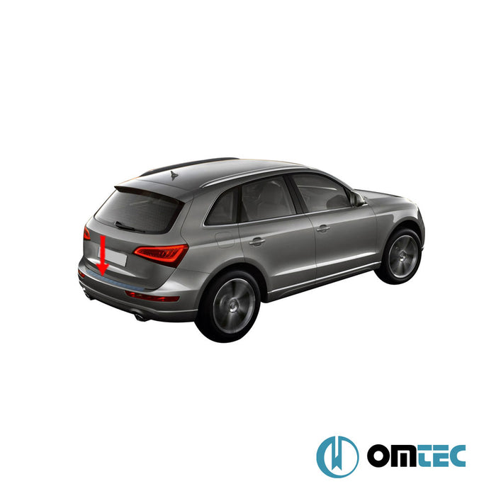 Pare chocs arrière - Seuil chromé en inox (Brossé) - Audi Q5 - SUV 8R - (2008 - 2016)